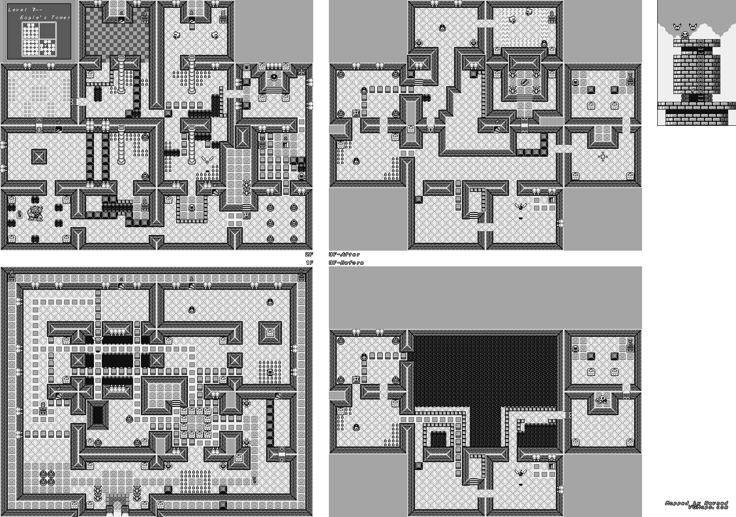 The Legend of Zelda Link's Awakening Revned's Video Game Maps